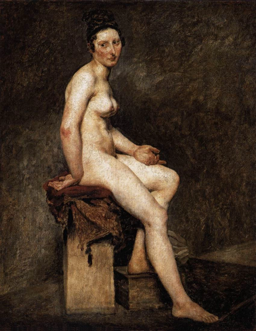 Nudo seduto, miss Rose - Museo del Louvre, Parigi